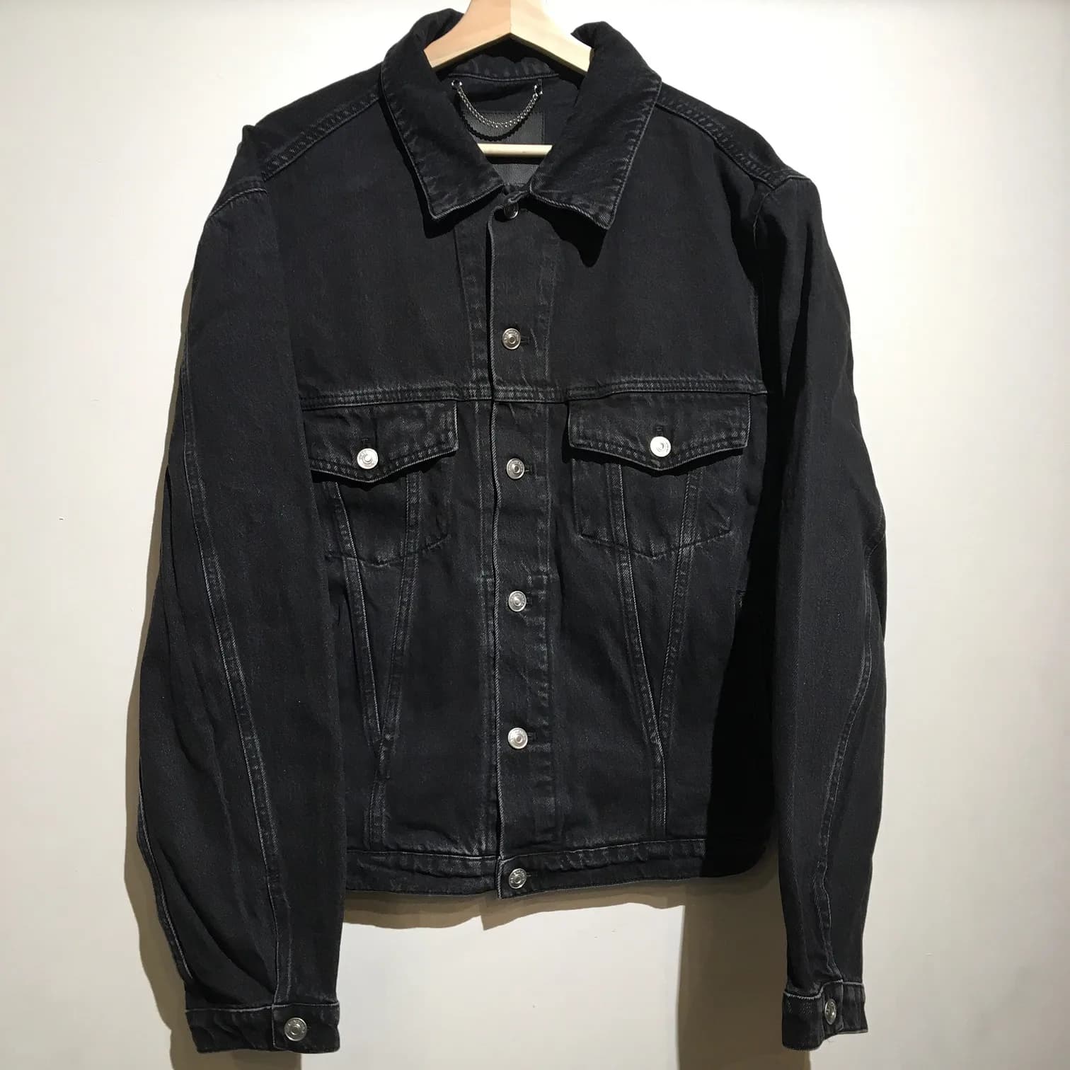 BALENCIAGA BALENCIAGA 17AW オーバーサイズクロップドデニムジャケット