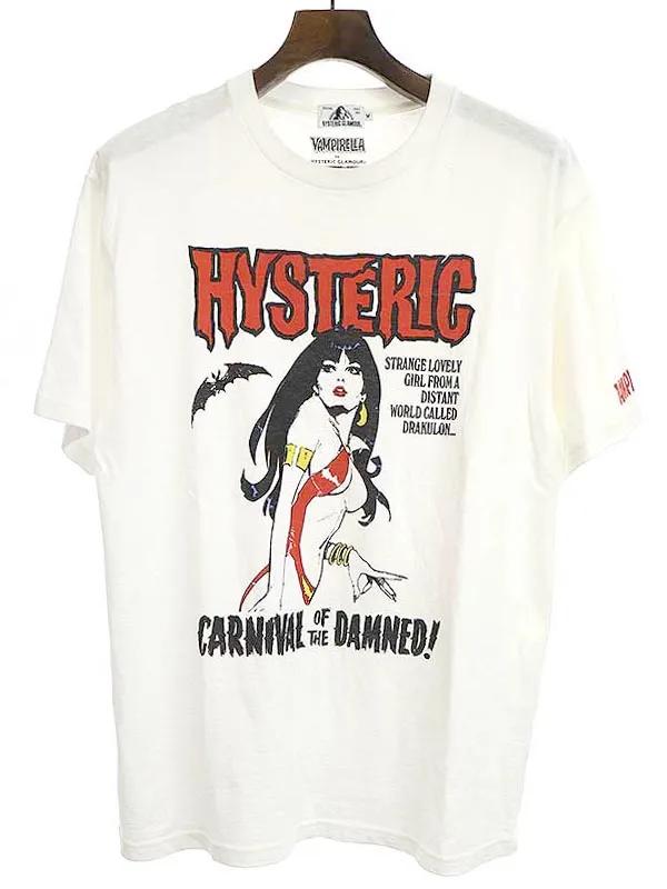 HYSTERIC GLAMOUR ヒステリックグラマー 21SS VAMPIRELLA CARNIVAL OF THE DAMNED Tシャツ