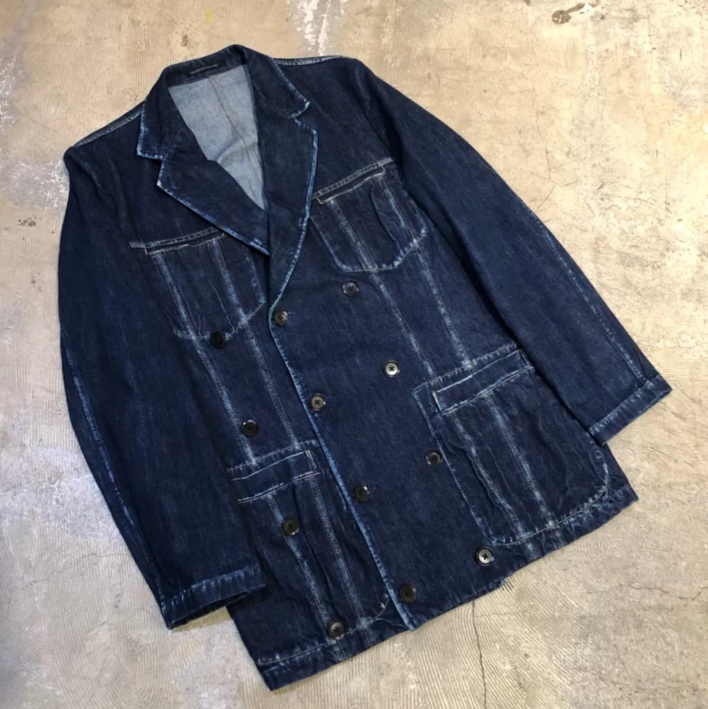 Yohji Yamamoto Yohji Yamamoto POUR HOMME × SPOTTED HORSE CRAFT 02SS マジックウォッシュデニムジャケット