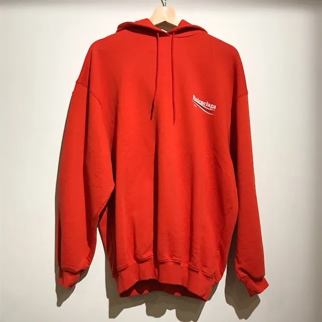 BALENCIAGA BALENCIAGA 17AW キャンペーンロゴオーバーサイズパーカー