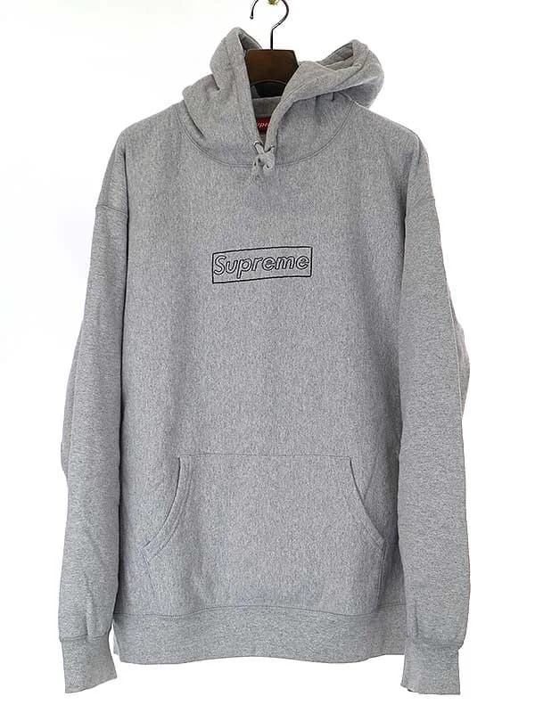 Supreme シュプリーム 21SS KAWS Chalk Logo Hooded Sweatshirt スウェットロゴパーカー