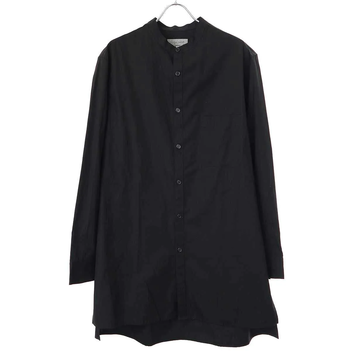 Yohji Yamamoto ヨウジヤマモト プールオム 23SS Broad J-Narr ロングブロードシャツ HZ-B28-012