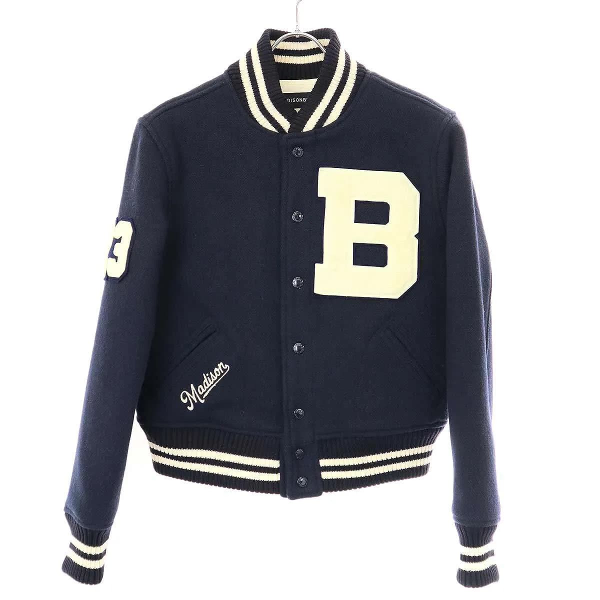 MADISON BLUE マディソンブルー 23AW COMPACT STADIUM BOMBER JK ウールメルトンスタジアムジャケット MB234-1003