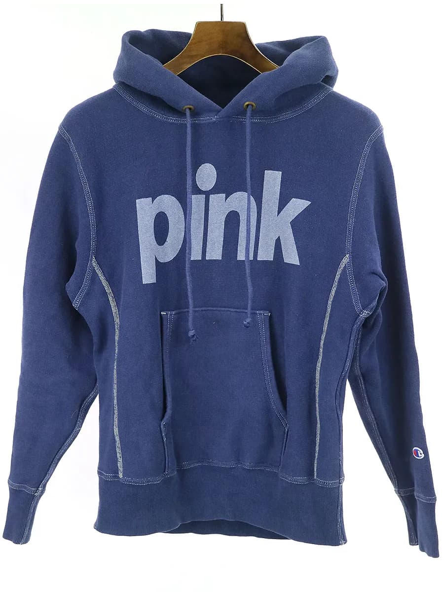 JUNYA WATANABE ジュンヤワタナベ コムデギャルソン マン × チャンピオン PINKプリント再構築パーカー