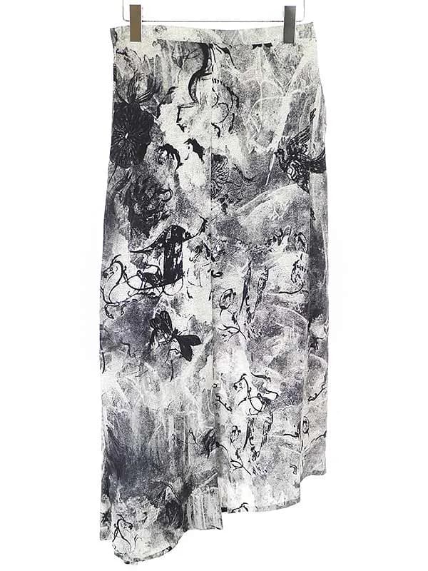 Yohji Yamamoto ヨウジヤマモト プリュスノアール 21SS WHITE WALL 0811 WAIST CURVE