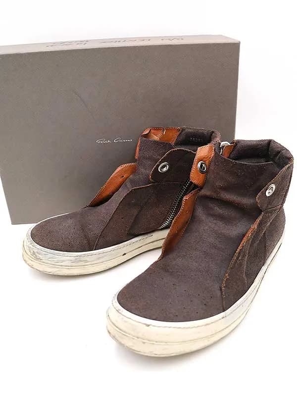 Rick Owens リックオウエンス 14AW ISLAND DUNK アイランドダンク サイドジップスニーカー