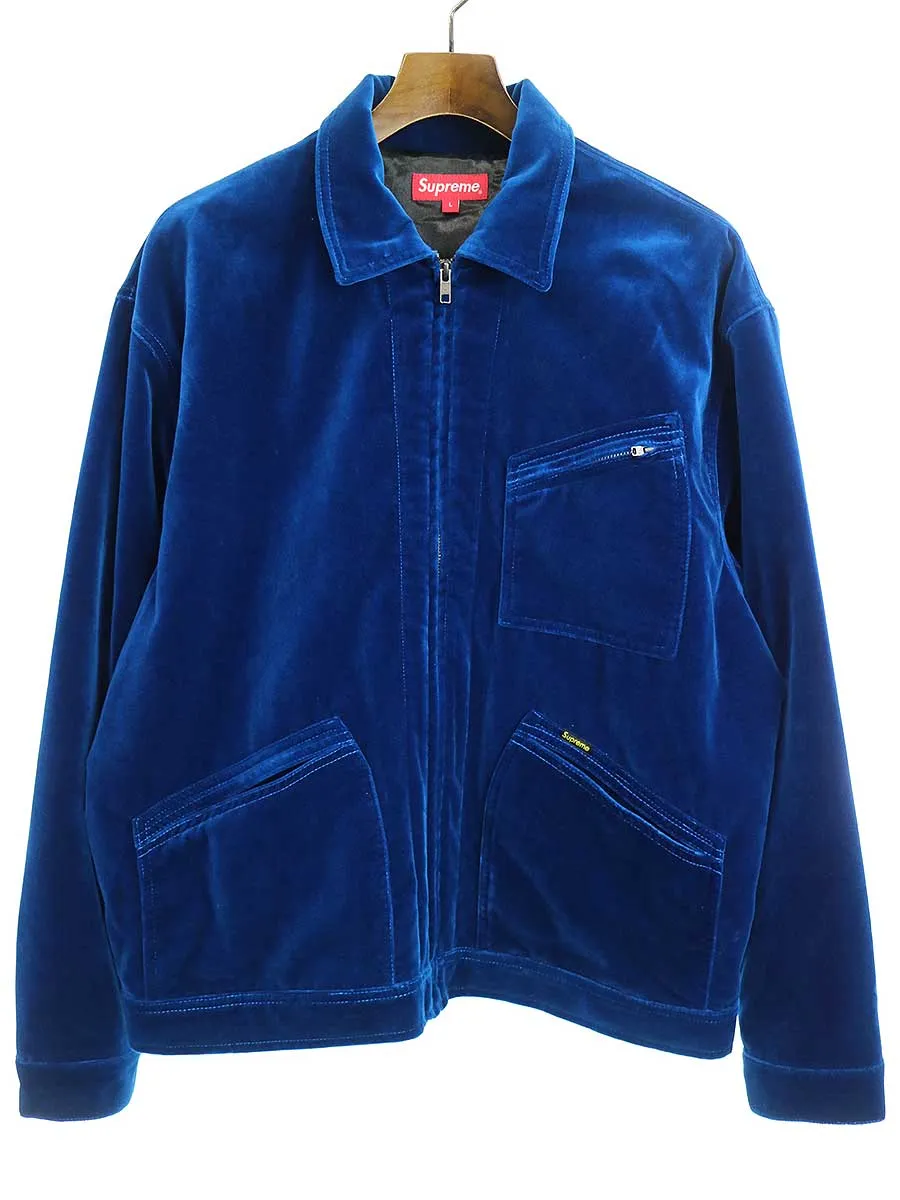 Supreme シュプリーム 20AW Velvet Work Jacket ベルベット ベロアワークジャケット