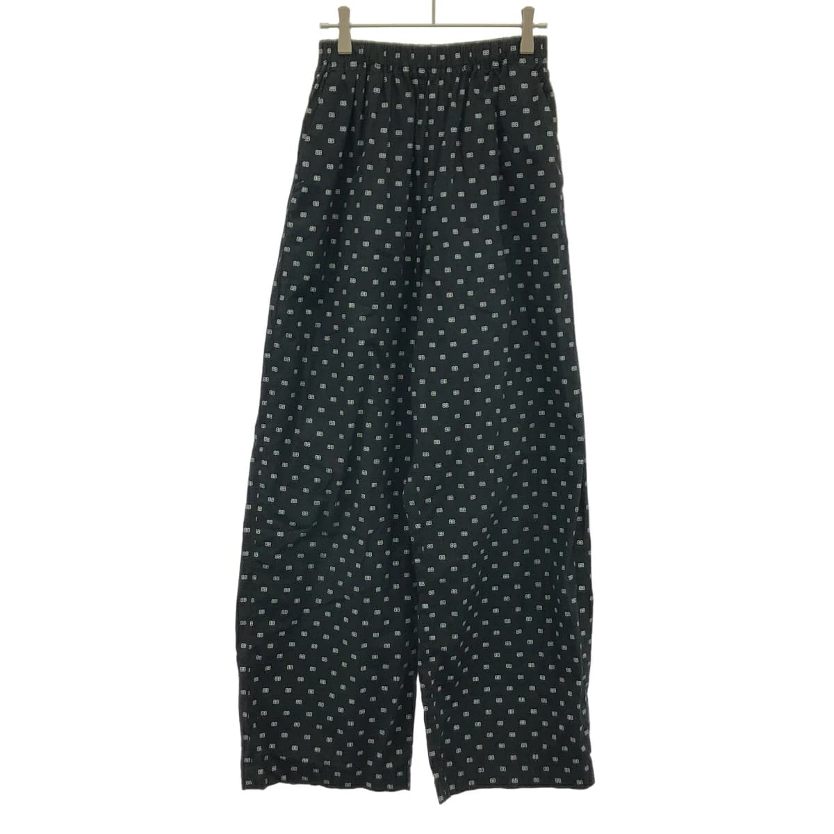 BALENCIAGA バレンシアガ 19SS ロゴプリントイージーワイドパンツ 527828