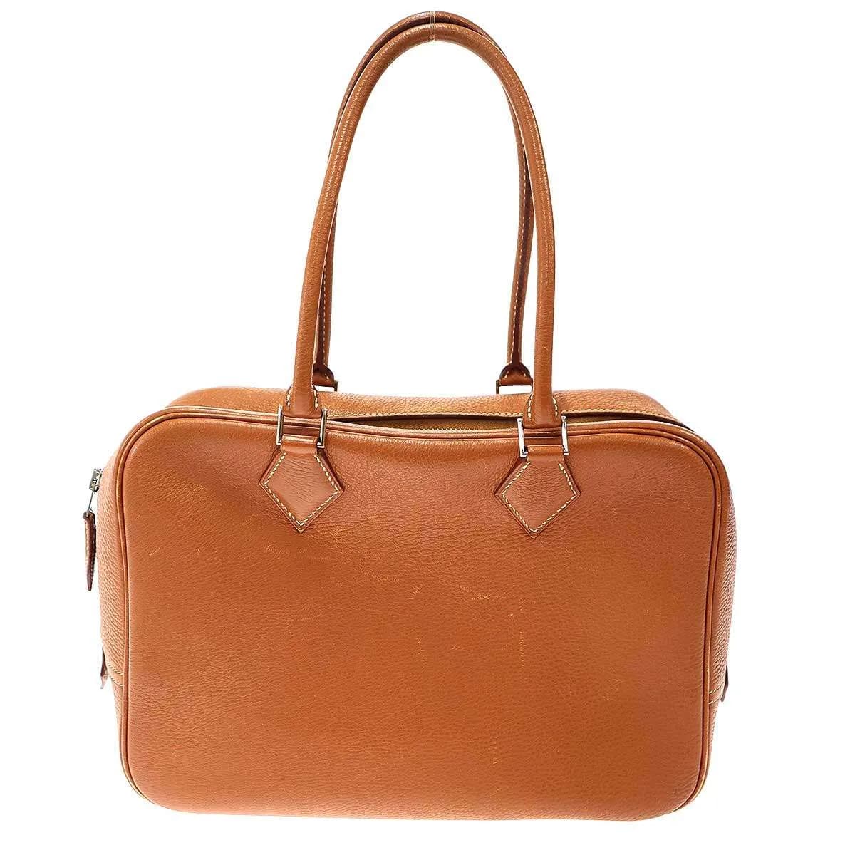 HERMES エルメス 1999 Plume Bag 28 プリュム レザーハンドバッグ