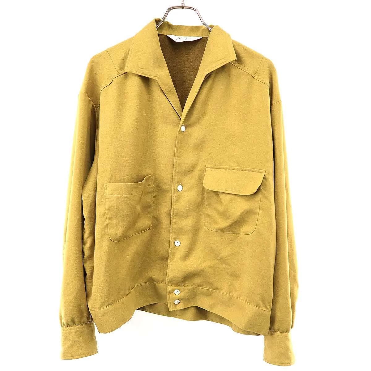 ANCELLM アンセルム 26SS VEGAN SUEDE OPEN COLLAR SHIRT ヴィーガンスウェードオープンカラーシャツ