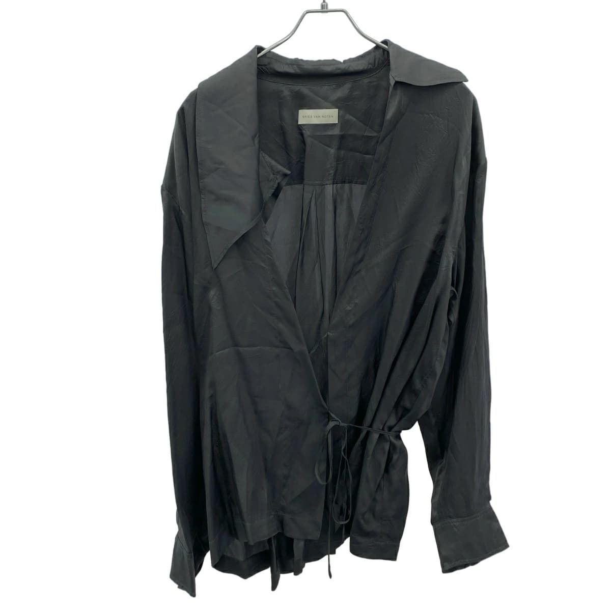DRIES VAN NOTEN ドリスヴァンノッテン cedo Shirt アシンメトリーレーヨンシャツ