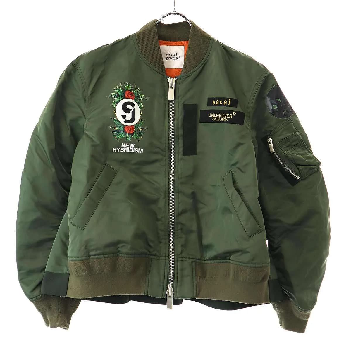 sacai サカイ×アンダーカバー Customized MA-1 Blouson フライトボンバージャケット