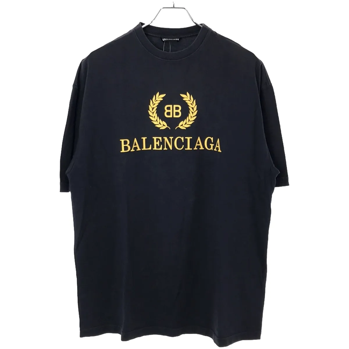 BALENCIAGA バレンシアガ 18AW BBロゴプリント オーバーサイズTシャツ