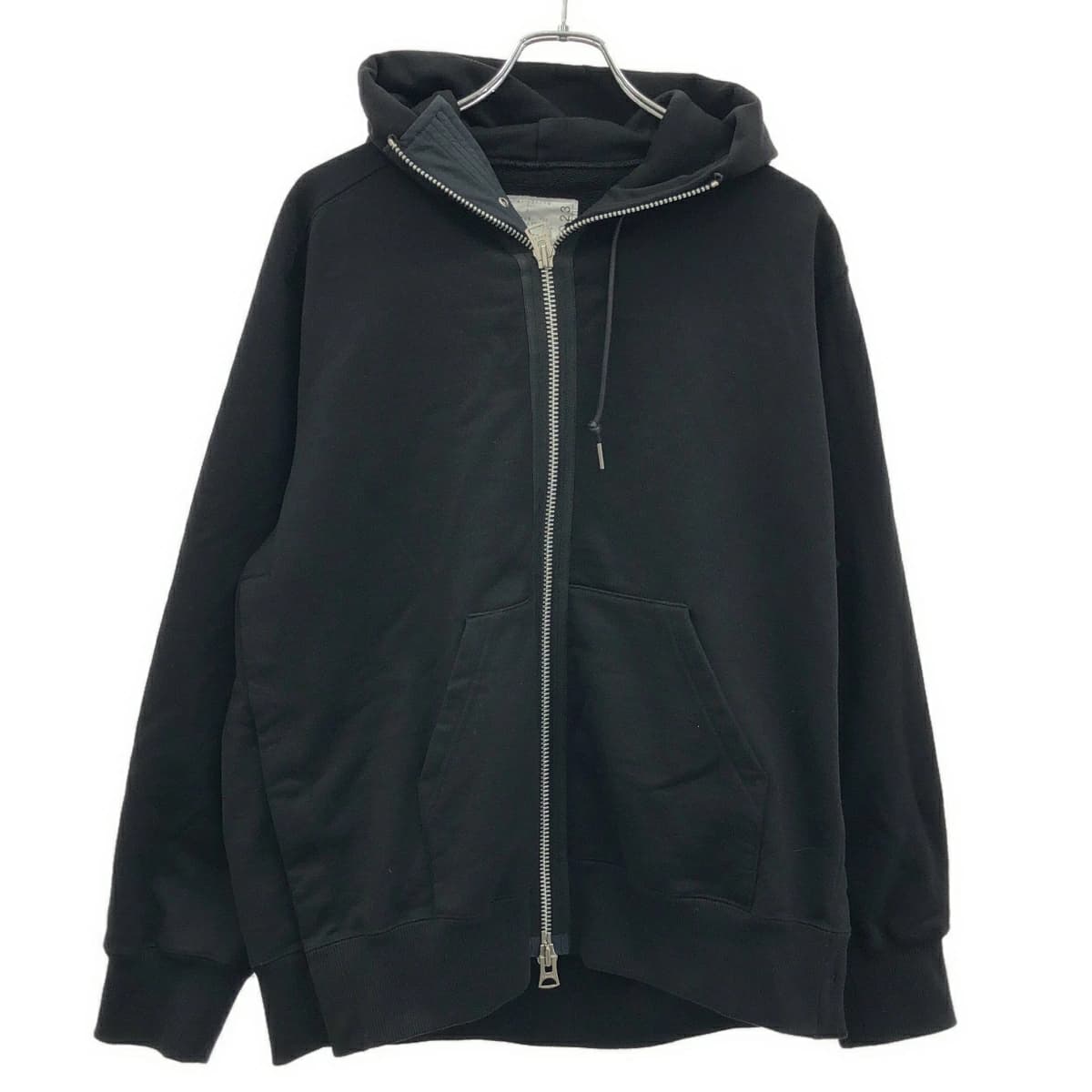 sacai サカイ 23SS S Sweat Jersey Zip Hoodie ジップアップパーカー 23-03023M