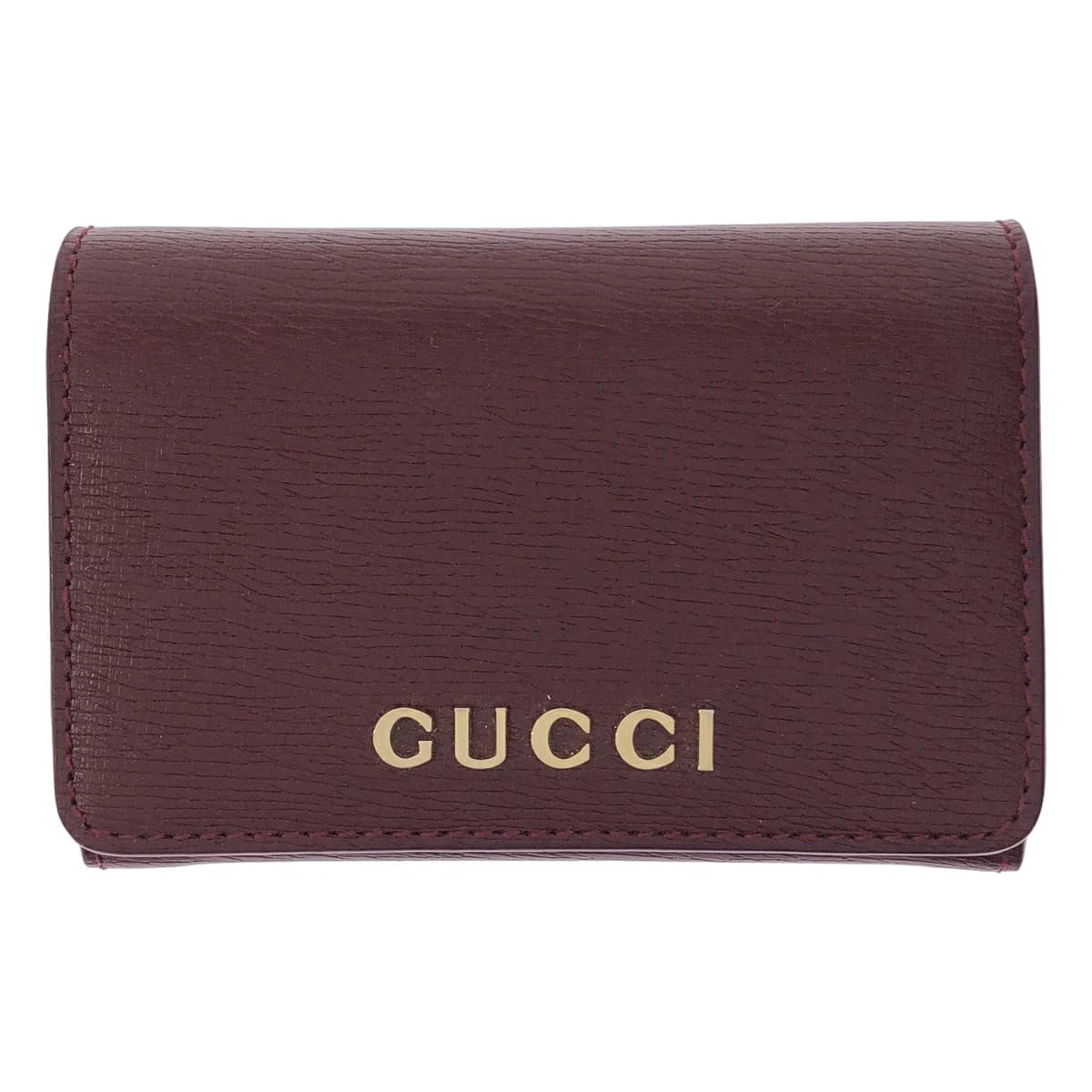 GUCCI グッチ スクリプト レザーカードケース