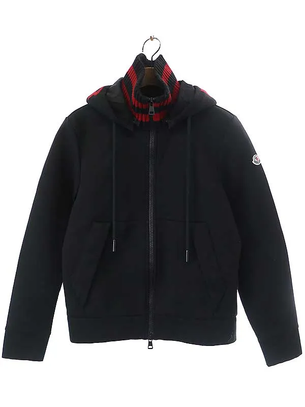 MONCLER モンクレール MAGLIA CARDIGAN フーデットロゴジップップパーカー