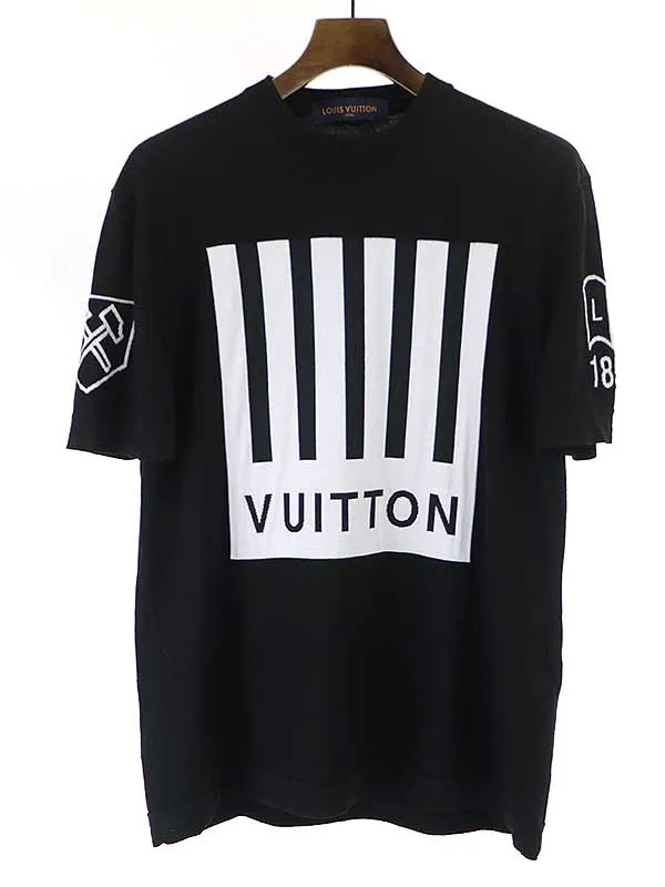 LOUIS VUITTON ルイヴィトン 19AW バーコードアースニットTシャツ
