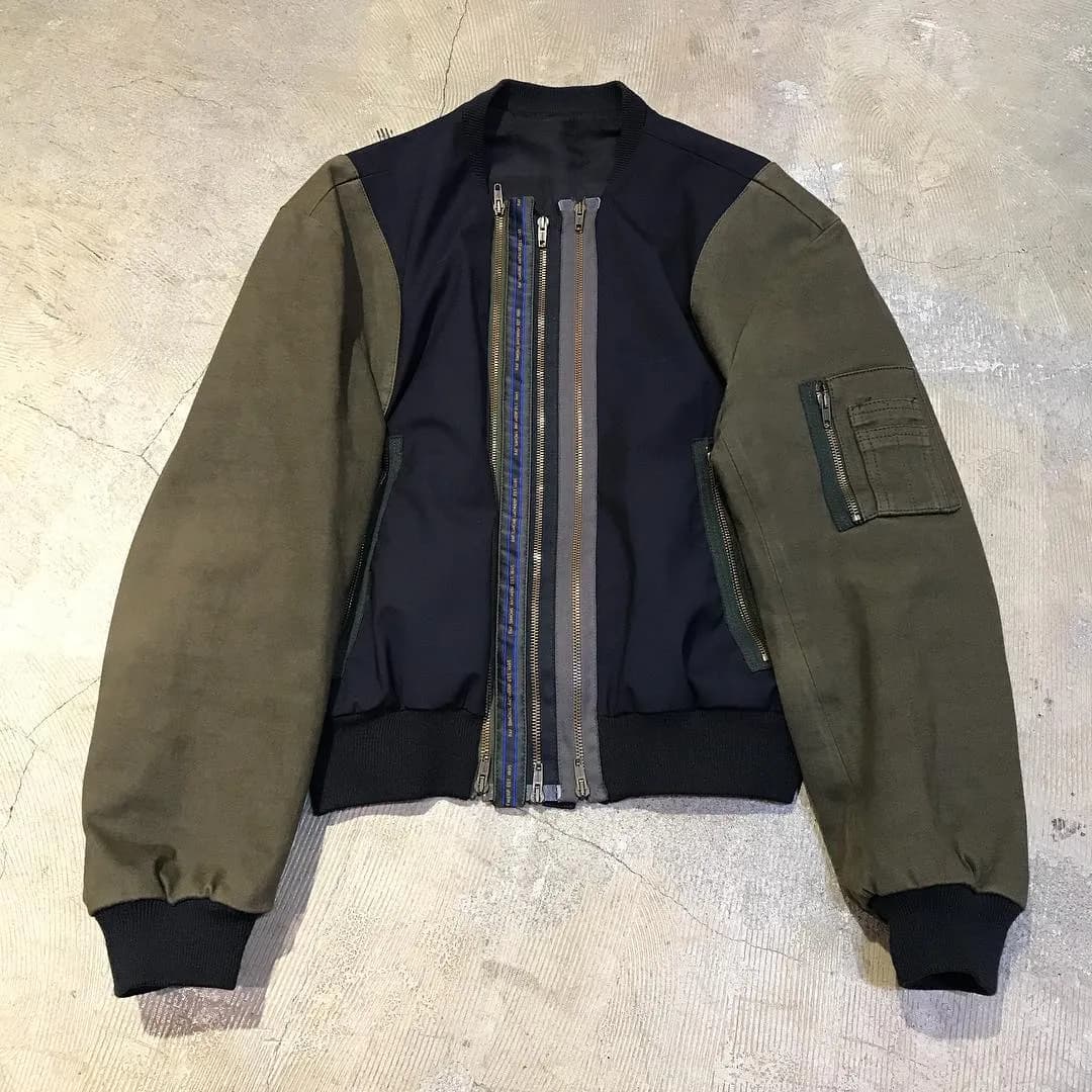 RAF SIMONS RAF SIMONS 10SS マルチジップボンバージャケット