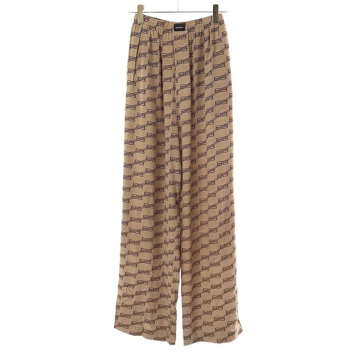 BALENCIAGA バレンシアガ 22SS HOME WEAR Monogram Pajama Pants モノグラムパジャマパンツ