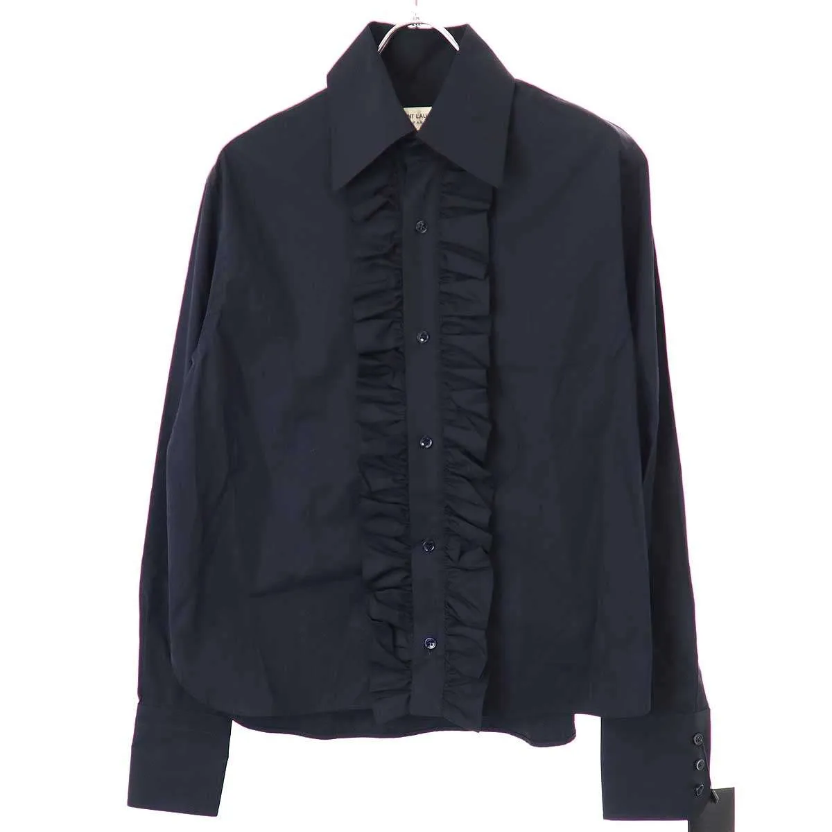 SAINT LAURENT サンローラン パリ 20SS フリルブラウスシャツ