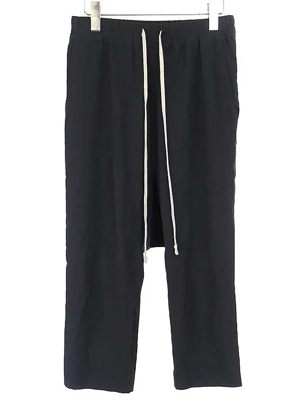 Rick Owens リックオウエンス 17SSドローストリングクロップドパンツ