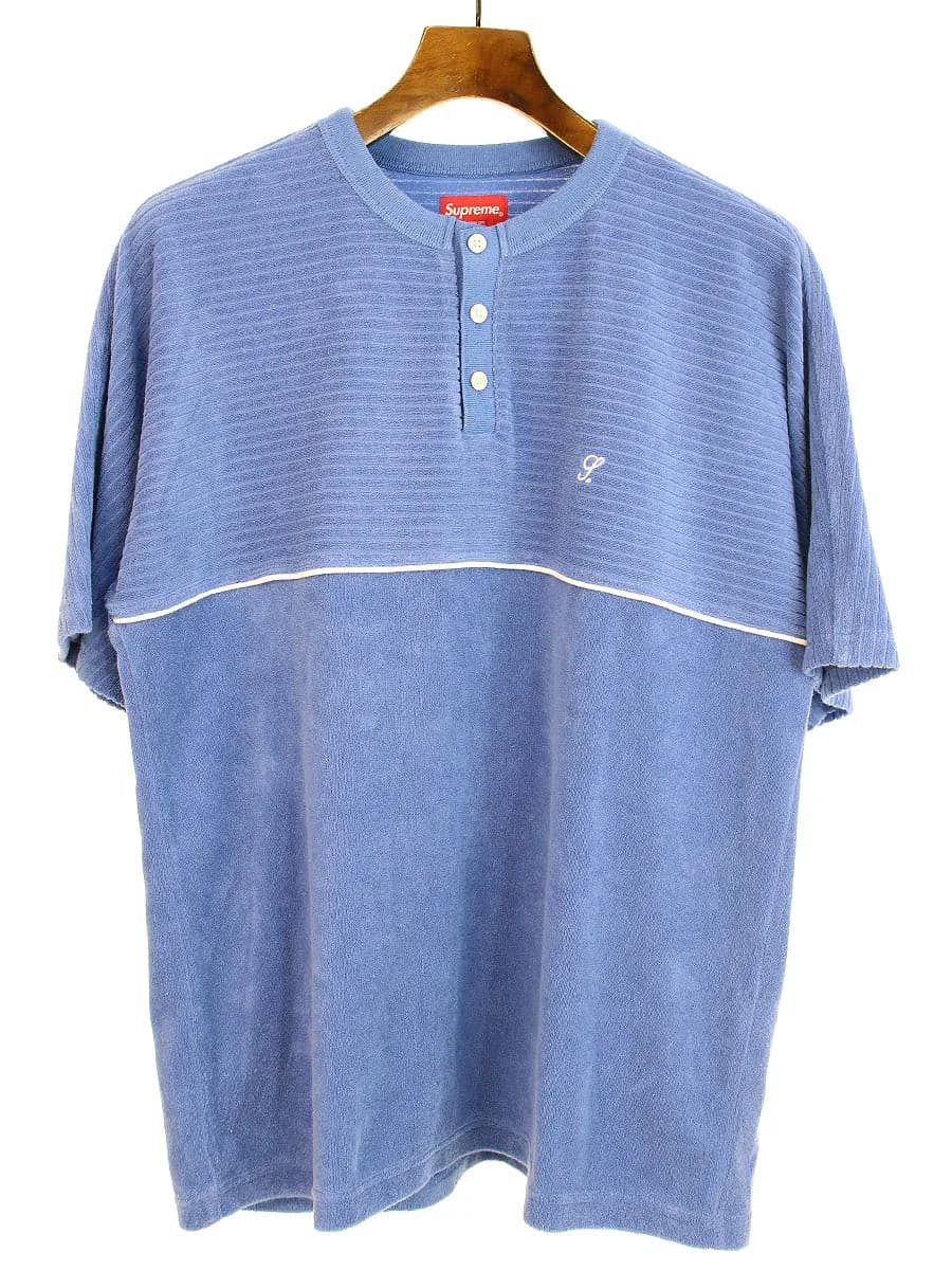 Supreme シュプリーム 20SS Terry S/S Henley ヘンリーネックTシャツ