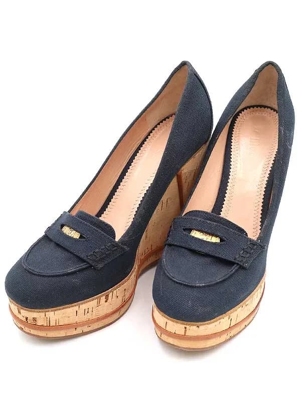 Chloe クロエ ウェッジソールローファーシューズ
