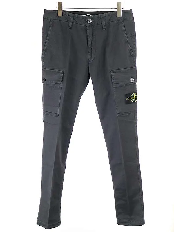 STONE ISLAND ストーンアイランド 21AW オーバーダイストレッチカーゴパンツ