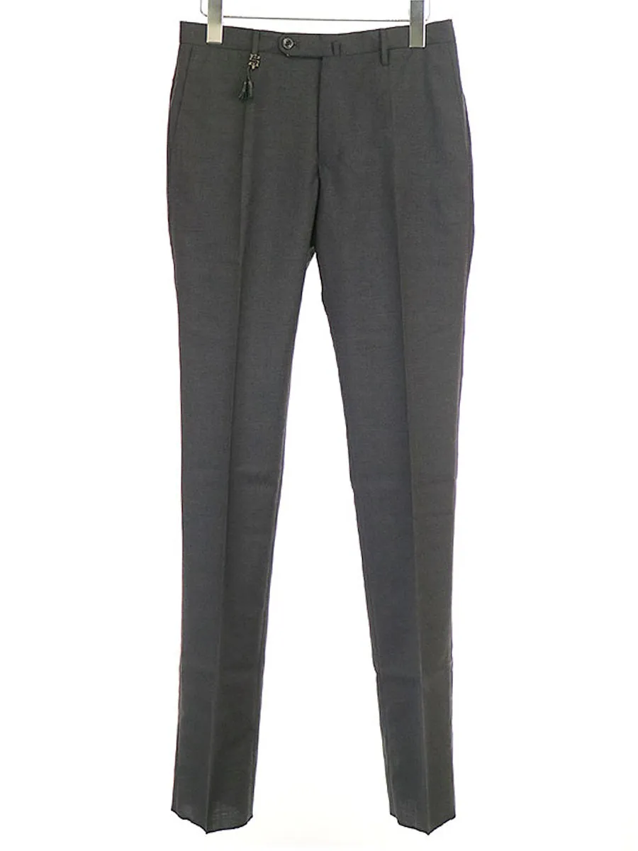 INCOTEX インコテックス SUPER 100's SLIM fit トロピカルウールスラックスパンツ