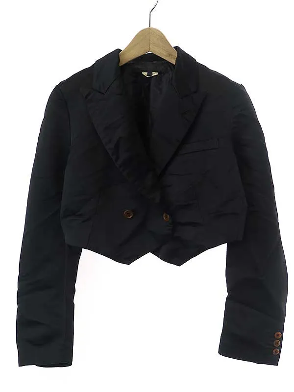 COMME des GARCONS コムデギャルソンガール 21SS ポリエステルダブルスペンサージャケット
