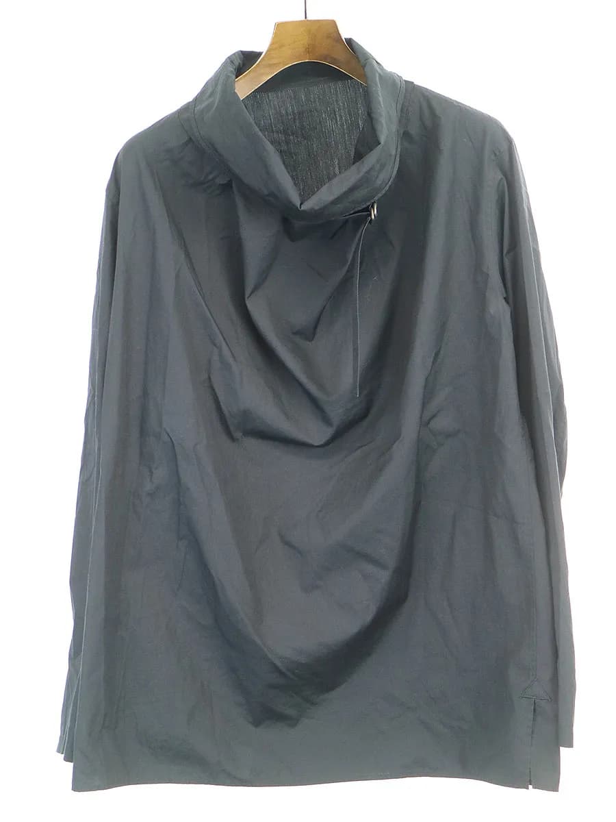 Yohji Yamamoto ヨウジヤマモト プールオム 15SS ドレープネックプルオーバーシャツ