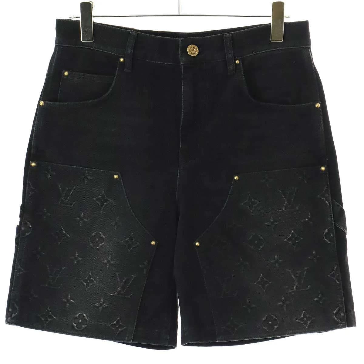 LOUIS VUITTON ルイヴィトン 24AW Denim Workwear Shorts モノグラムデニムワークウェア ショーツ 1AFVAG CCU HRD50W
