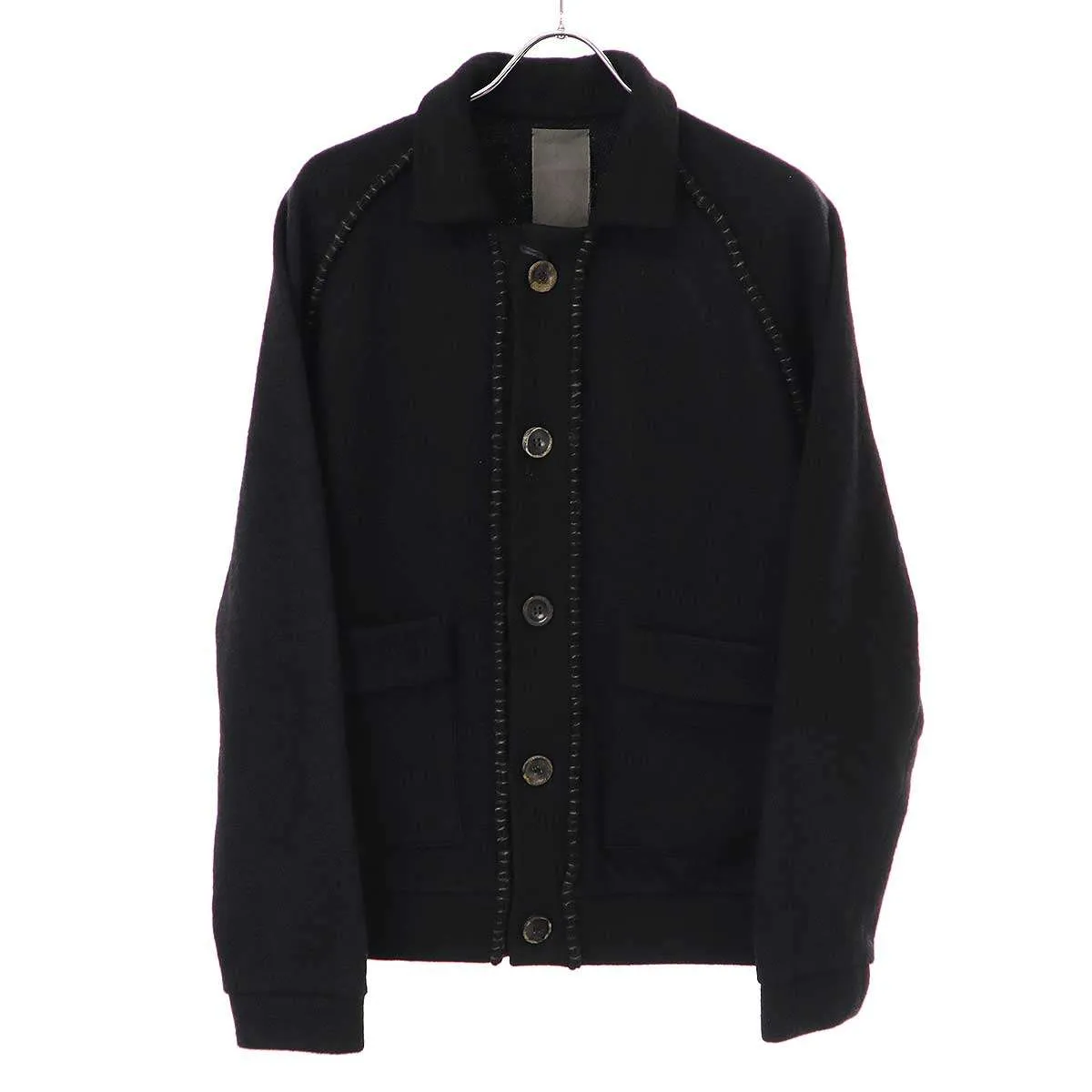 BIEK VERSTAPPEN ビークファースタッペン 23AW KN01. Hand Embroidery Jacket ウールニットジャケット