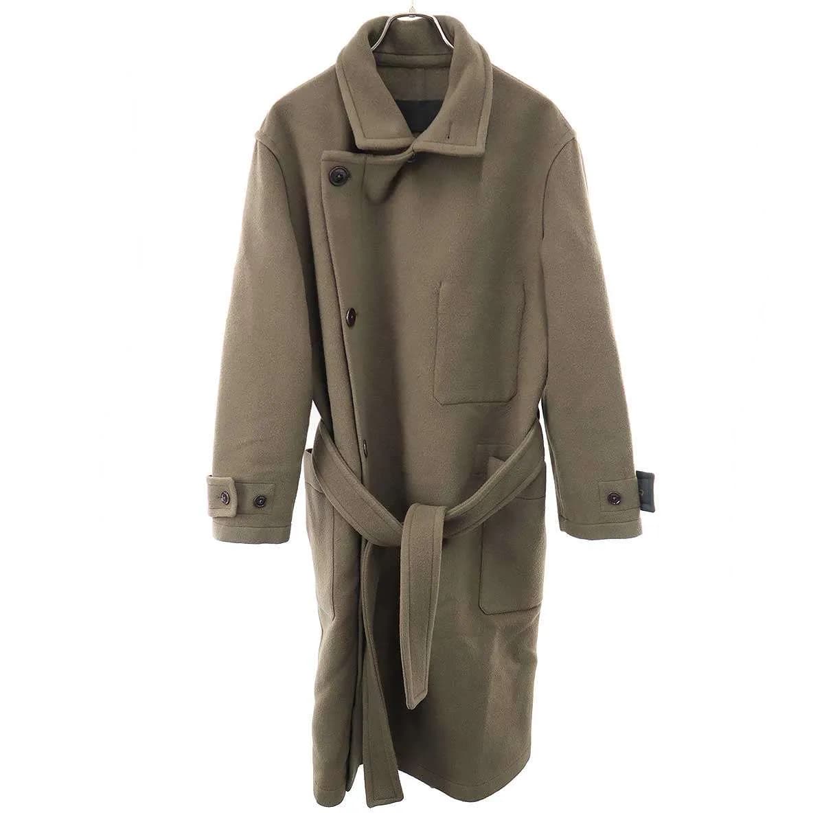 LEMAIRE ルメール WRAP COAT ウールラップロングコート