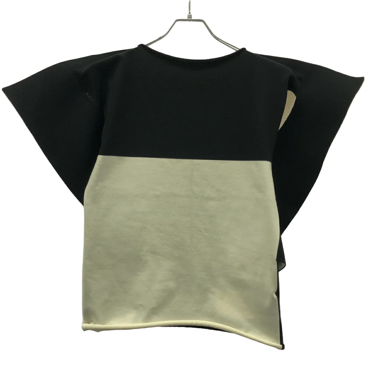 ISSEY MIYAKE イッセイミヤケ 23AW バイカラーシェイプドキャンパスニットトップス