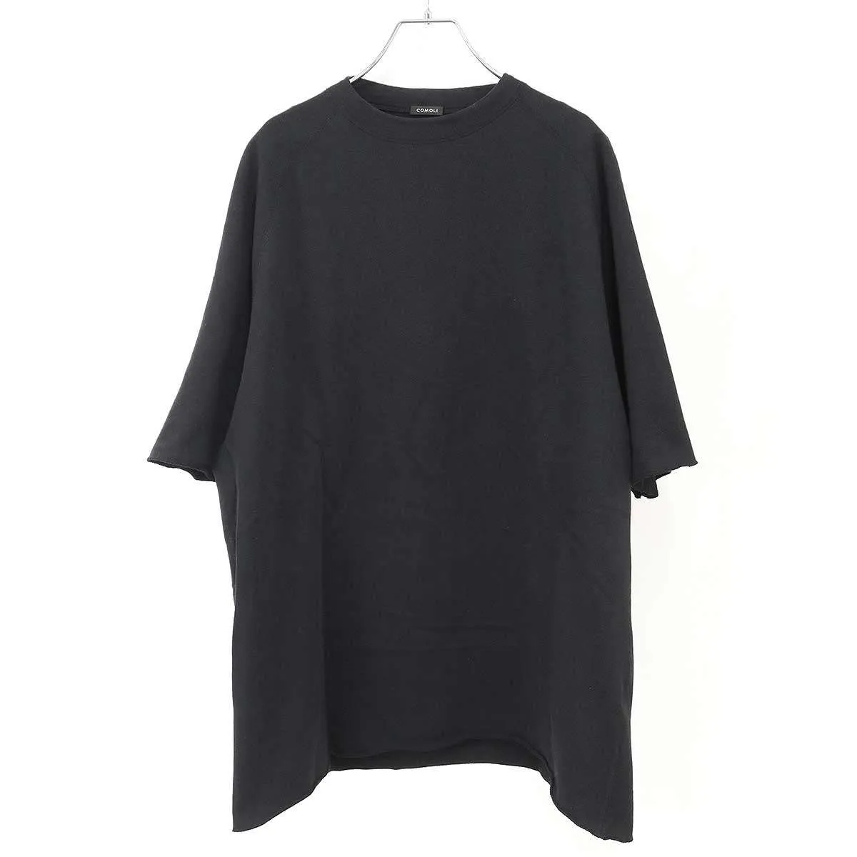 COMOLI コモリ 25SS LWコットン裏毛 半袖クルーラグランTシャツ
