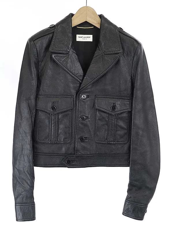 SAINT LAURENT サンローラン パリ 18AW ショートレザージャケット