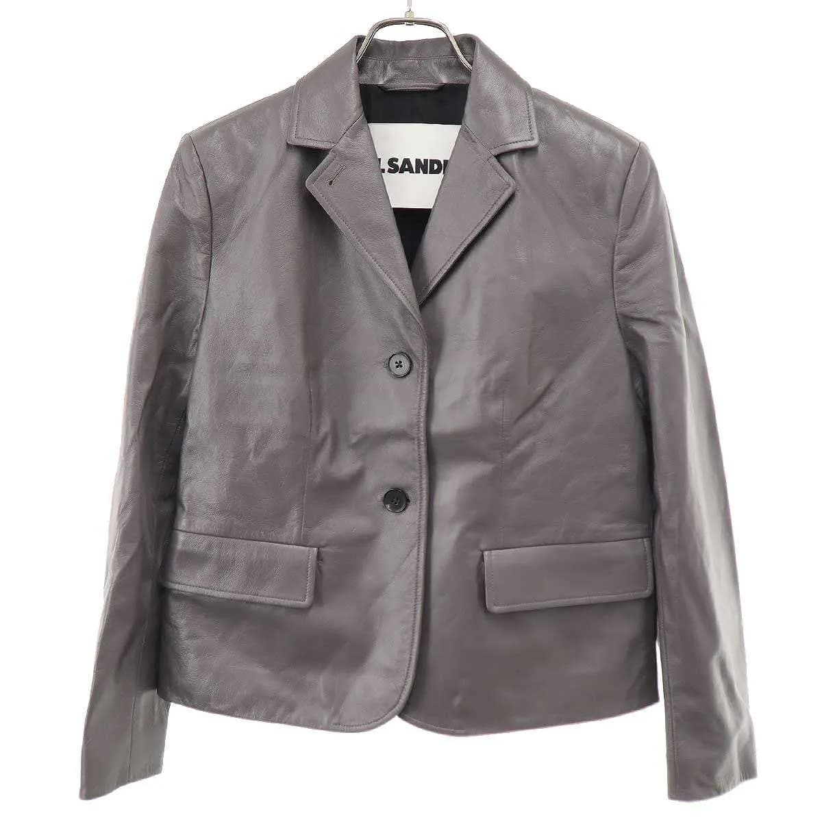 JIL SANDER ジルサンダー 26SS JACKET 83 LH シングルレザーテーラードジャケット J02BN0241 J07229