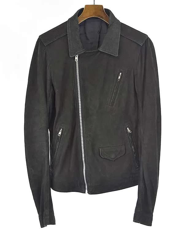 Rick Owens リックオウエンス 15AW STOOGES BIKER ダブルレザーライダースジャケット