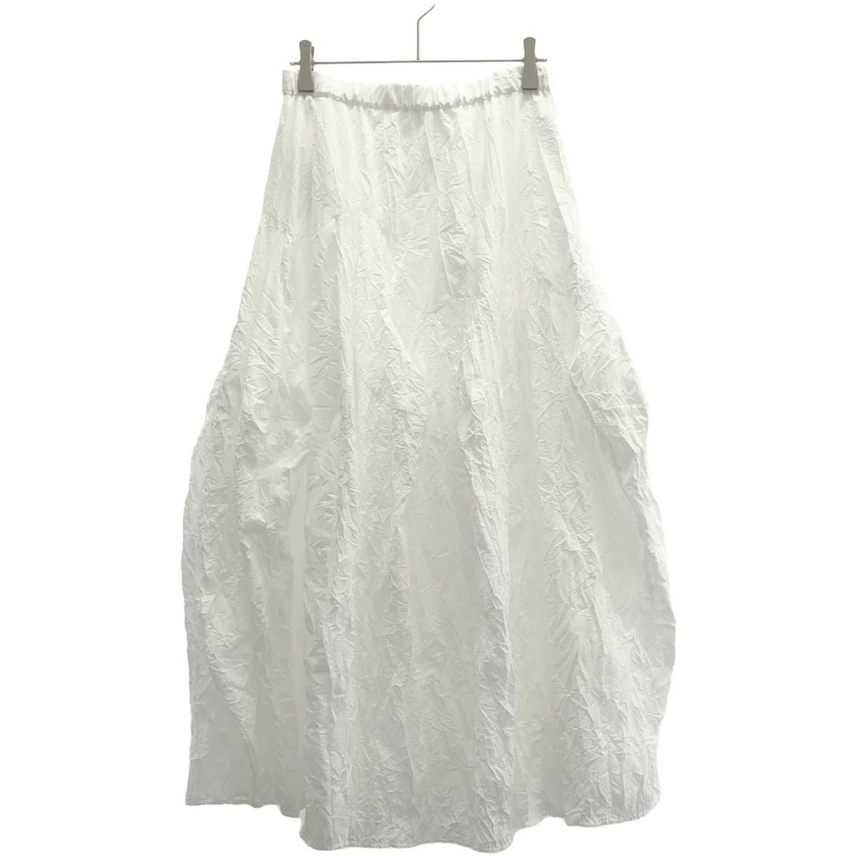 ENFOLD エンフォルド 23SS SOLID-WAVE SKIRT ソリッドウェーブスカート