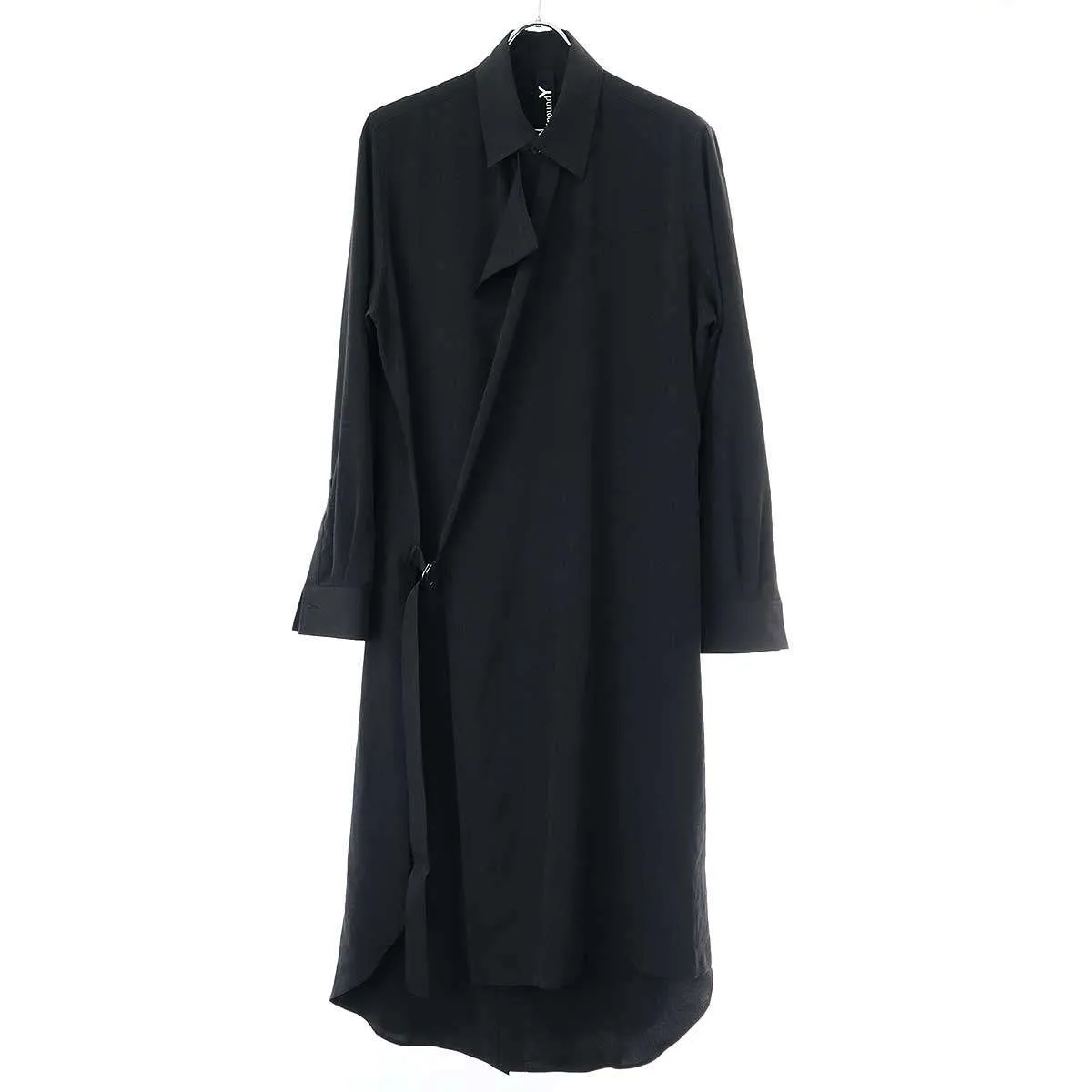 Yohji Yamamoto グラウンド ワイ 23SS ロングドレープシャツコート