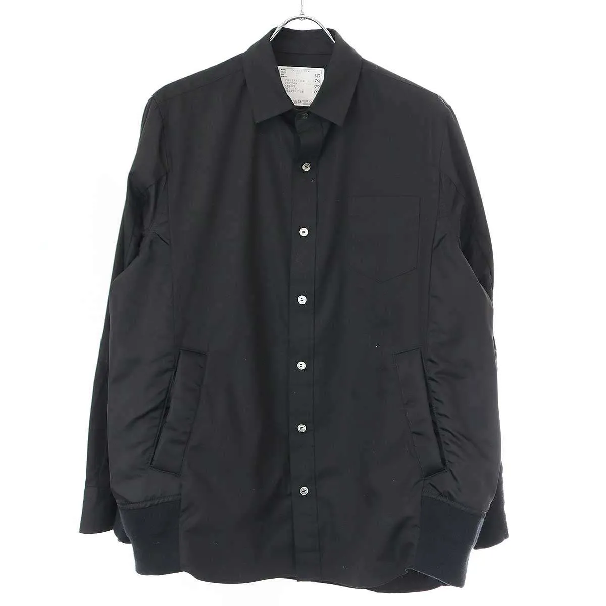 sacai サカイ 24SS Cotton Poplin Shirt ドッキングポプリンシャツ
