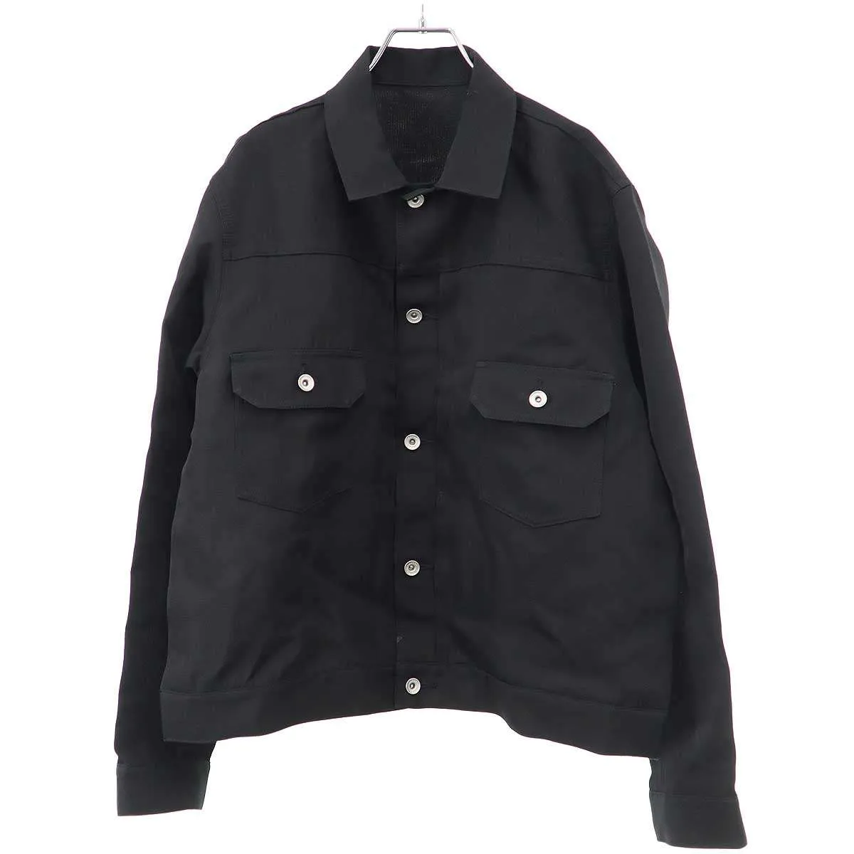 sacai サカイ 25SS シルクコットントラッカージャケット 25-03682M