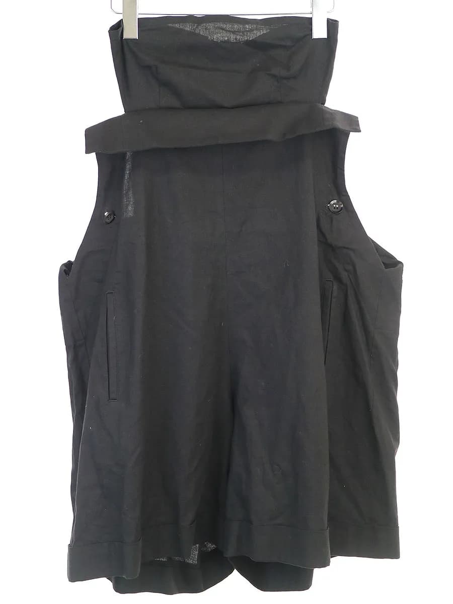 Yohji Yamamoto ヨウジヤマモト ファム 17SS LOOK1 バックレースドレスパンツ