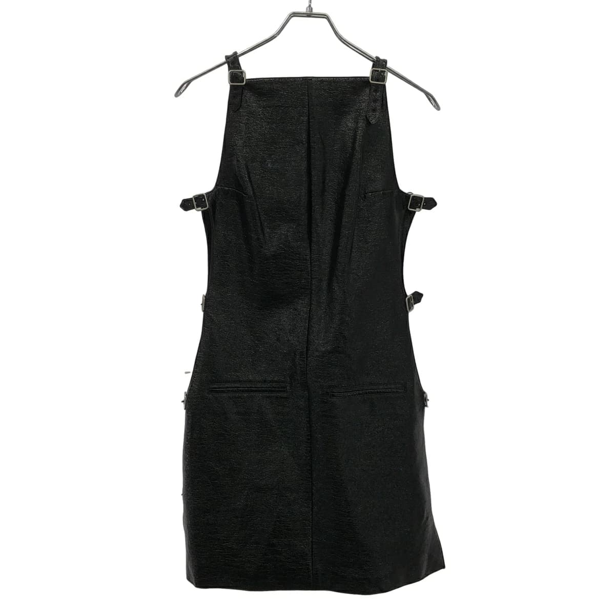 Courrèges クレージュ シャイニーストラップドレスワンピース 324CRO451VY00159999