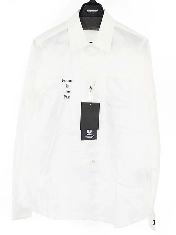 UNDERCOVER アンダーカバー 20SS メッセージ刺繍タイプクロスブロードシャツ