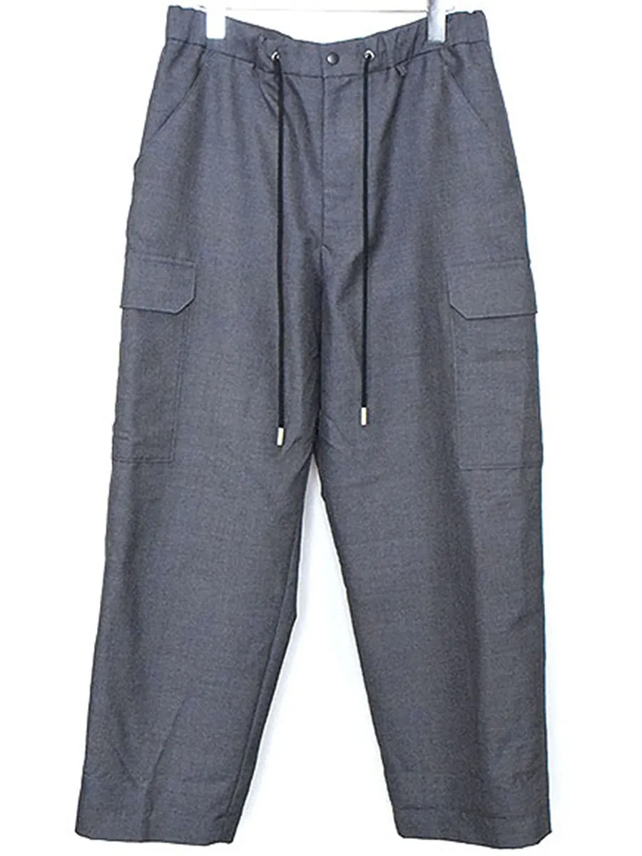 THE RERACS ザ リラクス 17SS ワイドイージーカーゴスラックスパンツ