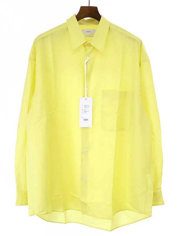 Graphpaper グラフペーパー 22SS Fine Wool Tropical Oversized Regular Collar Shirt シャツ
