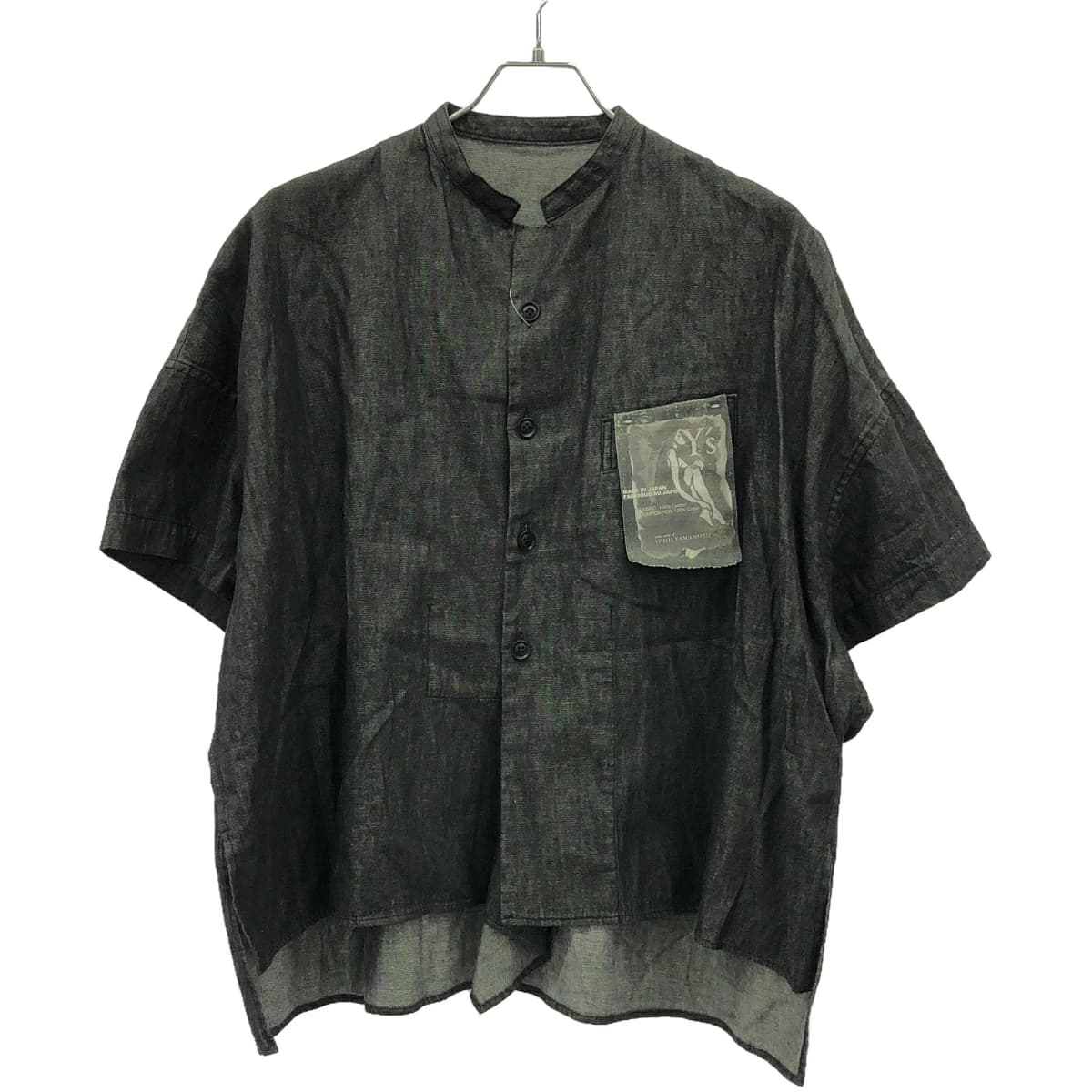 Y's ワイズ 24SS DENIM COLLECTION ショートスリーブデニムブラウス