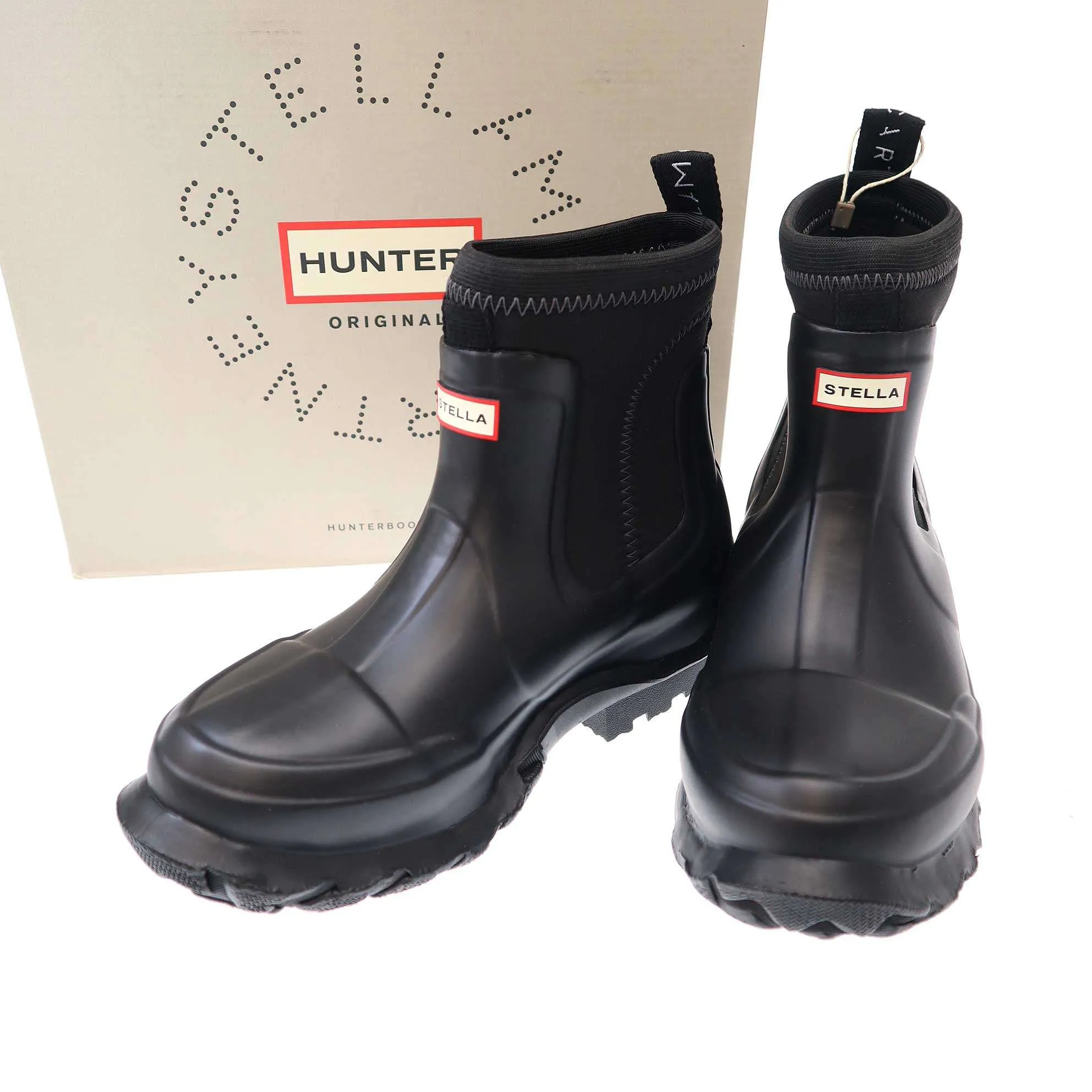 Stella McCartney ステラ マッカートニー×ハンター サイドゴアラバーレインブーツ WFS2074RMA